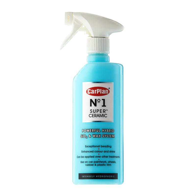 CarPlan No.1 Super Ceramic Hybrid Ceramic Wax Spray Coating, 21 Fl Oz - Advanced Si02 Paint Protection Forms a Water Beading Protective Barrier - Image 1