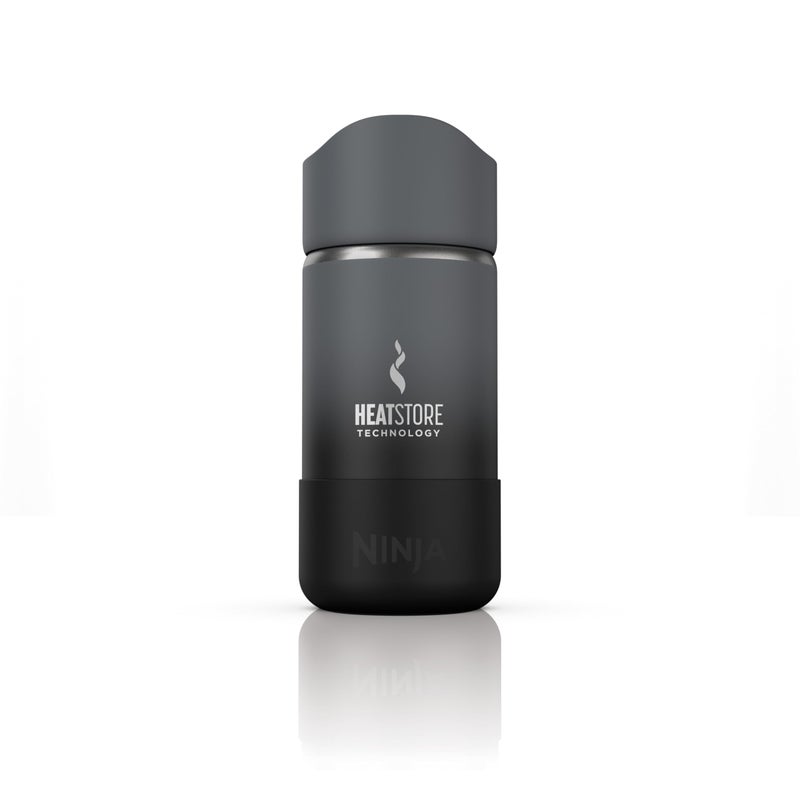 Ninja Travel Mug Sip Perfect 12oz Brings Hot Drinks to Sippable Temperature in Minutes Stainless Steel Leak Proof Dishwasher Safe Metal Insulated Tumbler Black DW1203BK - Image 2
