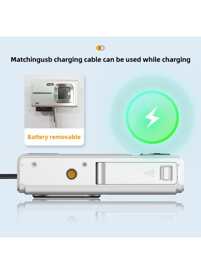 CCD Camera Student Party Cheap Old Card Camera Can Pass Mobile Phone AF Focus High Color Value Gift-Body Color:X1 Silver + 64G Memory Card + USB Card Reader + TYPE-C Adapter - Image 5