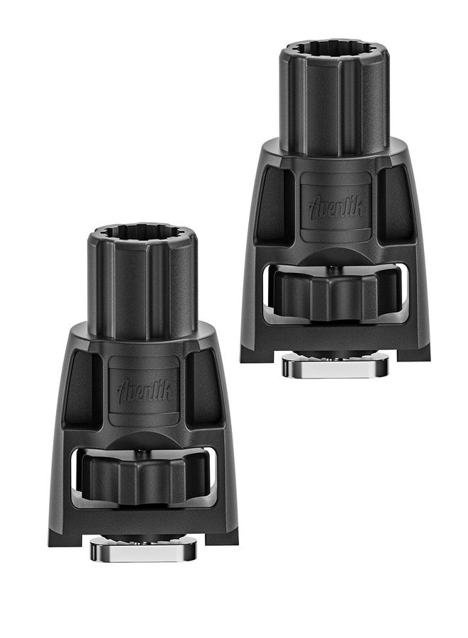 EDSRDPLT 2 PCS 38-8 Gear Head Kayak Track Adapter, Compatible with Scotty Rod Holders, Fish Finders, GoPro & More - Image 1