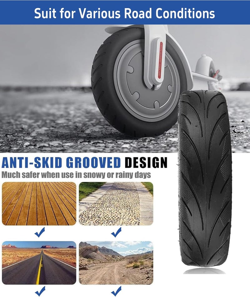 YBang 60/70-6.5 Solid Tubeless Tire with Valve for Segway Ninebot Max G30 Scooter - Image 4