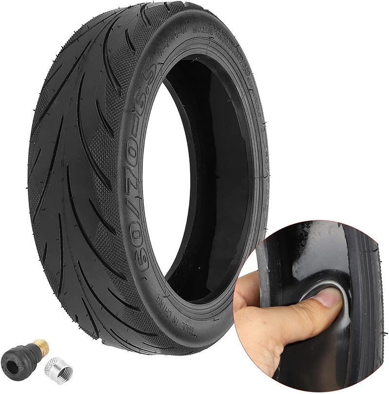 YBang 60/70-6.5 Solid Tubeless Tire with Valve for Segway Ninebot Max G30 Scooter - Image 1