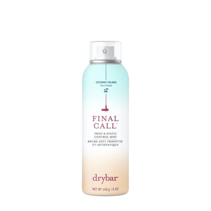 Drybar Final Call Frizz & Static Control Mist Coconut Colada Scent - Full Size | Fights Frizz, Tames Flyaways to Maintain Smooth and Shiny Blowouts, 24 Hour Frizz Control & 72 Hour Static Control - Image 1