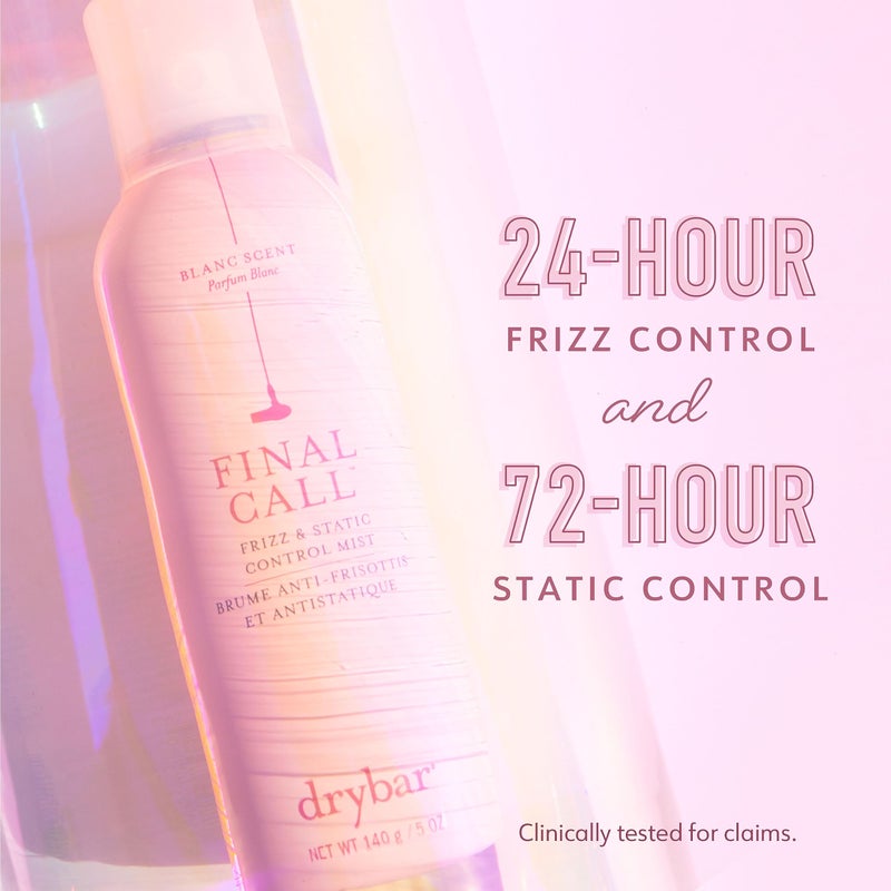 Drybar Final Call Frizz & Static Control Mist Coconut Colada Scent - Full Size | Fights Frizz, Tames Flyaways to Maintain Smooth and Shiny Blowouts, 24 Hour Frizz Control & 72 Hour Static Control - Image 3