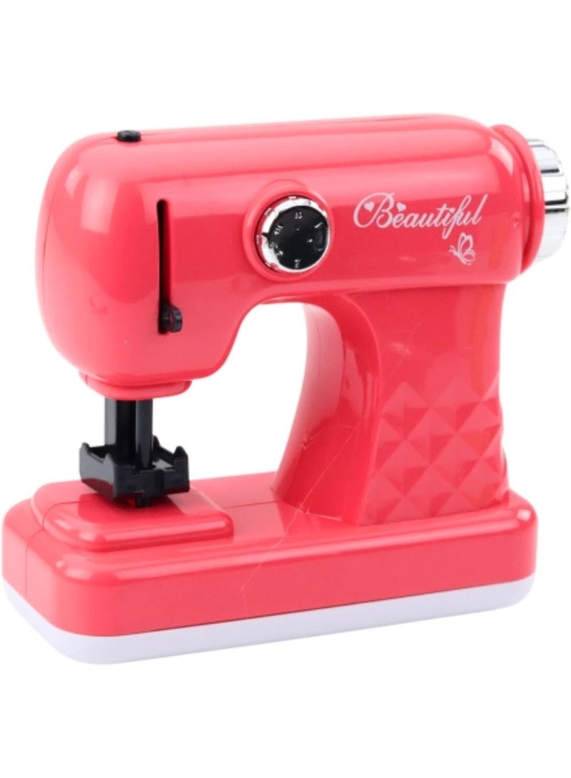 MAGIC VAULT آلة خياطة ألعاب مع فأر للأطفال - وردي فاتح، مجموعة خياطة للعب الإبداعي مع تأثيرات ضوئية وصوتية، لعبة مصممة أزياء تعليمية للفتيات من عمر 3 سنوات فما فوق - Image 2