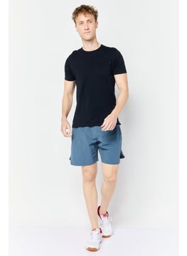 Reebok Men Sportswear Fit Training Shorts, Slate Blue  - Image 3