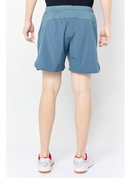 Reebok Men Sportswear Fit Training Shorts, Slate Blue  - Image 4