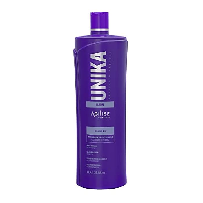 agilise UNIKA Clarifying Shampoo for Women, Deep Cleansing Shampoo with Ojon Oil - Anti Residue Shampo for All Hair Types - Prepares Hair for Straightening Treatment - Vegan, 33.8 fl oz / 1L - Image 1