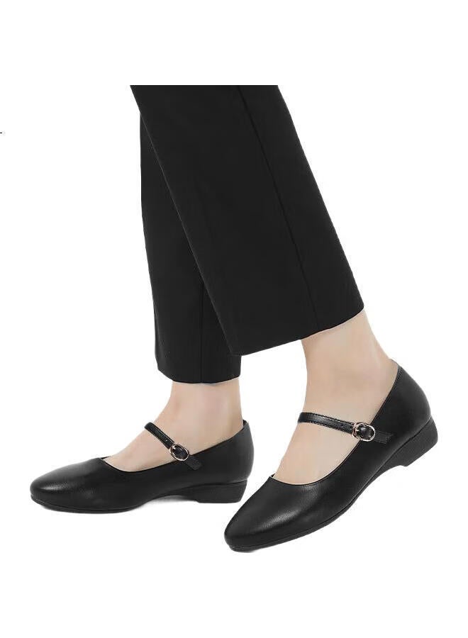 Kitchen King Chuwang Women'S Flat Chef Shoes Waiter Anti-Slip Soft Bottom Kitchen Shoes For Long Standing Work 2005 Black Size 39 - Image 3