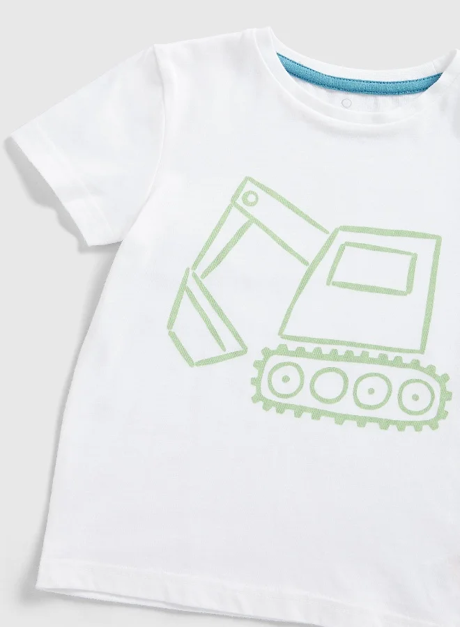 mothercare Checked Shirt and T-Shirt Set