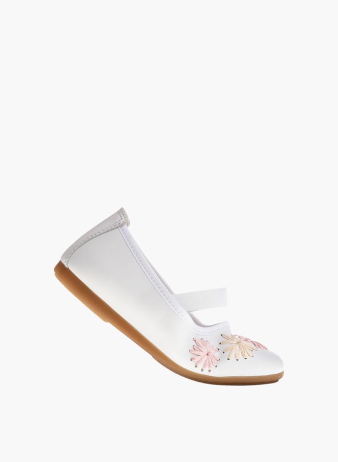 Pablosky Girls Floral Slip-On Ballerina  - Image 5