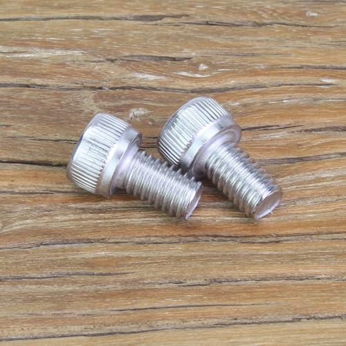 Sutemribor 35 Pieces M6 x 10mm Socket Head Cap Screws, Thread Pitch 1.0mm, Sutemribor M6 Screws, 304 Stainless Steel, Fully Threaded, Silver - Image 4
