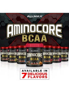AllMax Nutrition AMINOCORE BCAA Powder, 8.18 Grams of Amino Acids, Intra and Post Workout Recovery Drink, Gluten Free, White Grape, 315 g  - Image 4