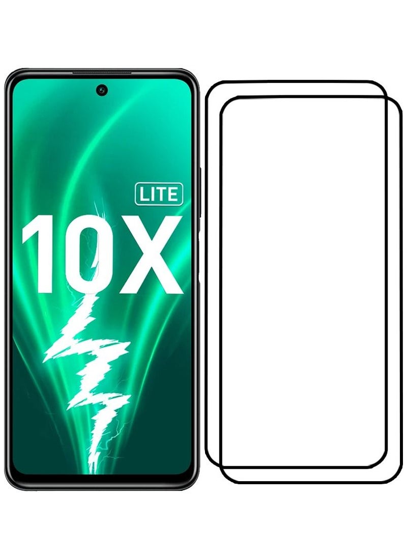 CATANES عبوة 2 واقي شاشة زجاجي مقسى كامل اللصق لجهاز هونر 10X لايت - Image 2