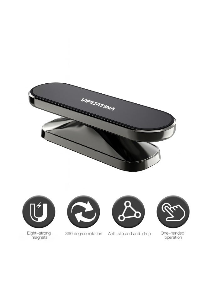VIPLATINA 360° Rotation Magnetic Car Dashboard Mobile Holder V-04 | Strong Magnet Phone Mount with Zinc Alloy Body, Adhesive Base and Anti-Slip Pad | One-Hand Operation Universal Stand for 4–7 Inch Smartphones and GPS Devices - Image 5