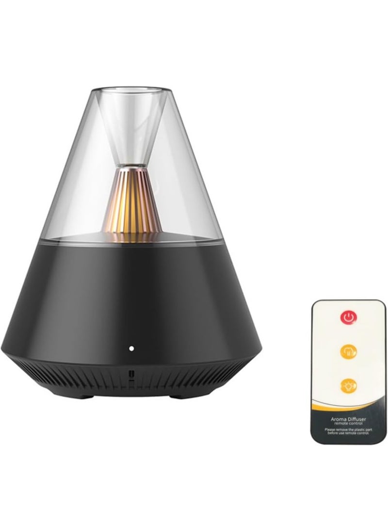 Generic - Humidifier Desktop Aroma Diffuser USB Night Light Essential Oil Diffuser With Remote Control Bedroom Mini Humidifiers Vaporizer Fragrant Humidifier Waterless Auto Off - Image 1