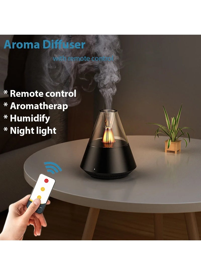 Generic - Humidifier Desktop Aroma Diffuser USB Night Light Essential Oil Diffuser With Remote Control Bedroom Mini Humidifiers Vaporizer Fragrant Humidifier Waterless Auto Off - Image 1