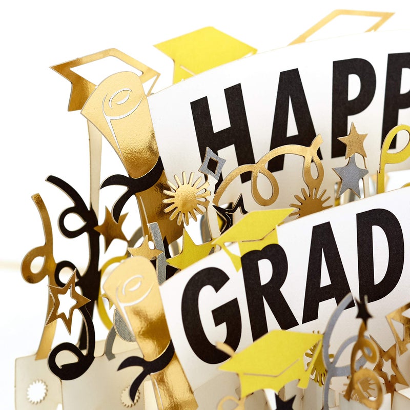 Hallmark Signature Paper Wonder Pop Up Graduation Card (Happy Graduation) - Image 5