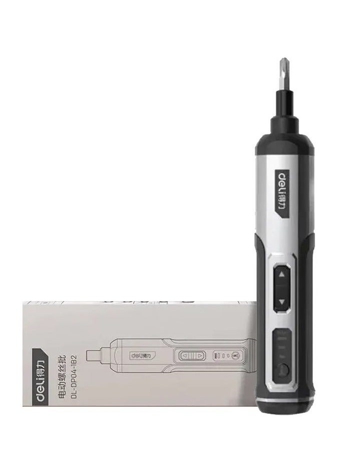 Deli Electric Screwdriver 4V Lithium Battery 2000mAh 300rpm 5Nm Torque LED Light 3-Speed Adjustment Portable Power Tool Set - Image 2