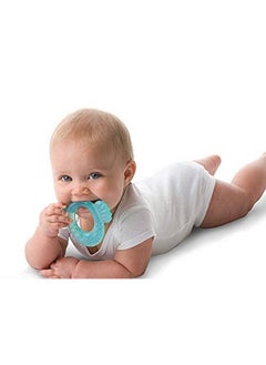 Nuby Nuby Silicone Teethe-EEZ Teether with Bristles (Blue-2 Count)  - Image 4
