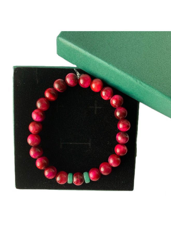 NIBEMINENT Natural Colombian Emerald 2 Wheel Bars Bracelet - Image 2