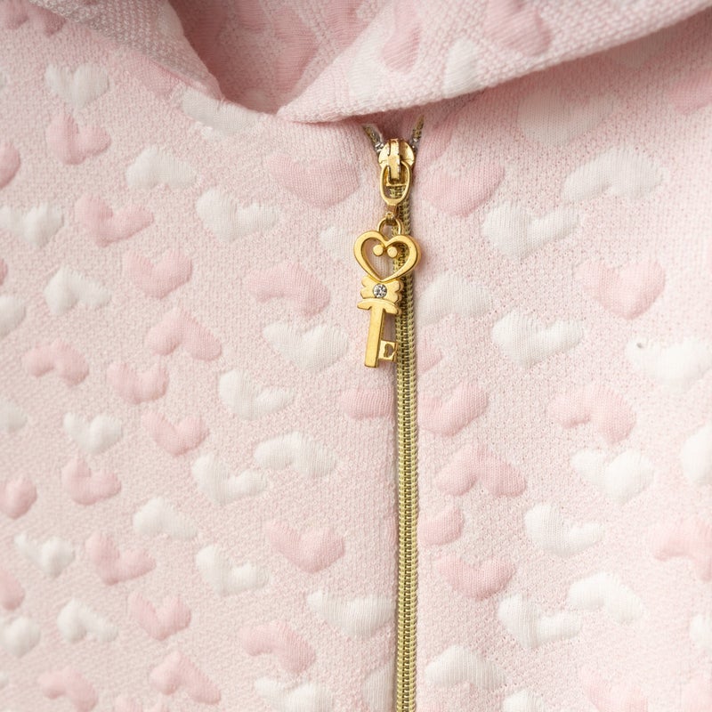 Baby Fou Heart Hooded Jumpsuit - Image 2