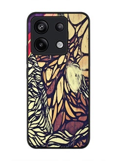 Stylizedd Rugged Black Edge Case for Xiaomi Redmi Note 13 Pro 5G, Slim fit Case Flexible Anti Drop TPU Gel Thin Cover -  Wise Graffitti  - Image 1