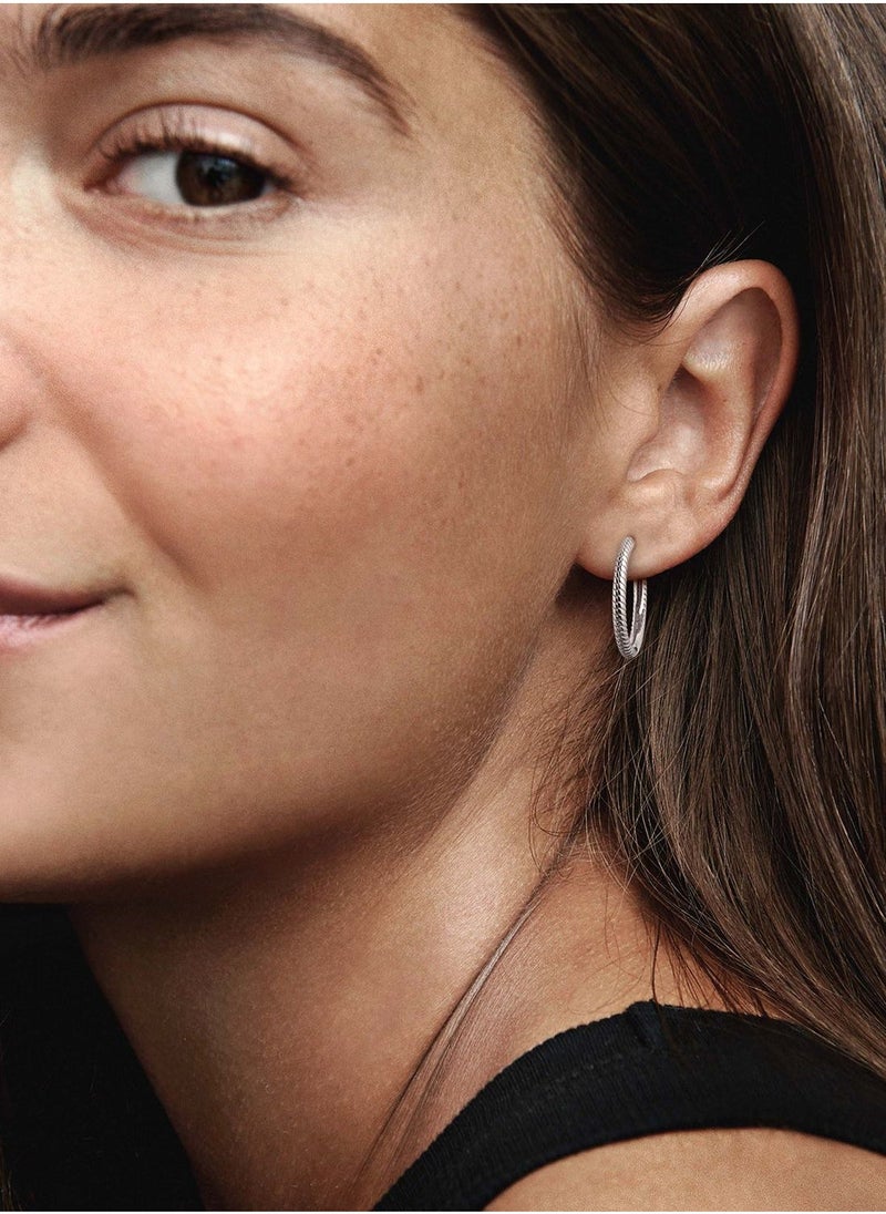 PANDORA Pandora Moments Charm Hoop Earrings  - Image 2