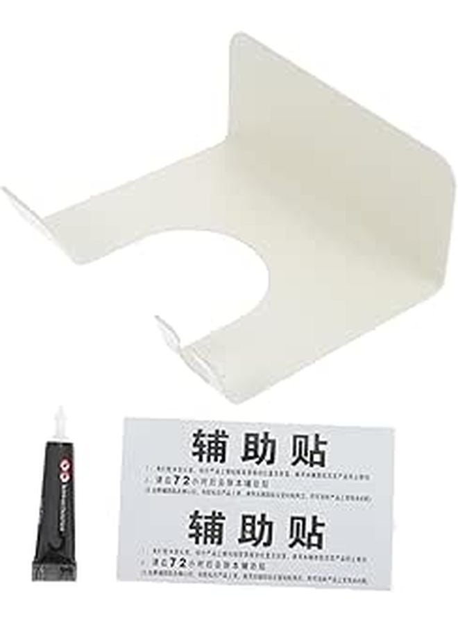 Wall Mounted Hair Dryer Holder Modern Design Space Saving Easy Install Bathroom Storage Organizer - Image 1