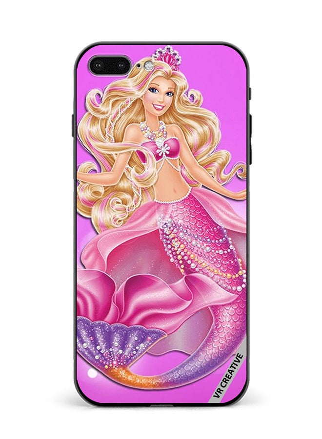 VR CREATIVE Protective Case Cover For Apple iPhone 7 Plus/8 Plus Mermaid Barbie Design Multicolour - Image 1
