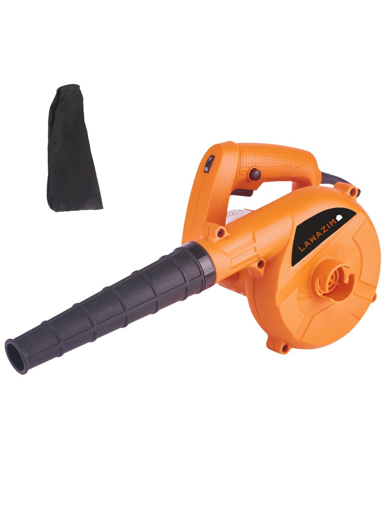 LAWAZIM Pro7 Electric Blower Variable Speed - 600W - Leaf Blower with Dust Bag, Corded Electric Vacuum with Adjustable Airflow and Lightweight Design - Ideal for Home, Garden, Lawn, Yard, and Outdoor Dust Clearing - Image 1