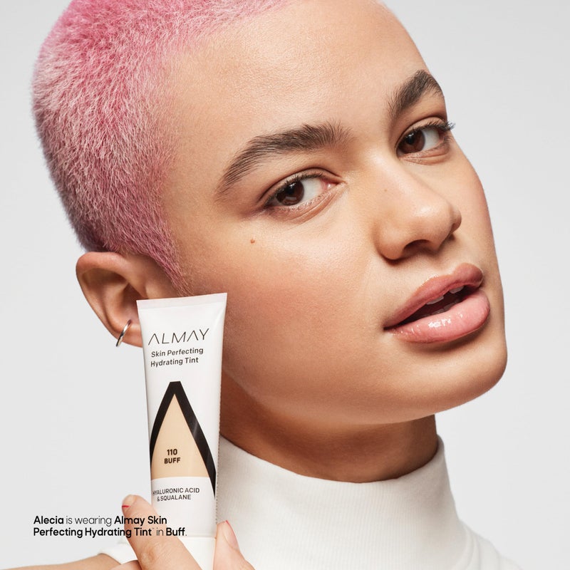 Almay Hydrating Liquid Foundation Tint, Lightweight with Light Coverage, Naturally Dewy Finish, Hypoallergenic, Dermatologist TestedFragrance Free, 100 Ivory, 0.94 fl oz. - Image 4