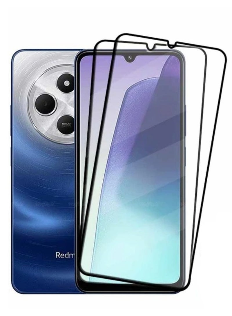 2 pack Screen Protector For Xiaomi Redmi 14C tempered Glass Screen Protector Full Screen Coverage HD Clarity Anti Shatter Scratch Proof Glass For Xiaomi Redmi 14C  - Image 1