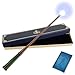 ChampWe Light Up Magic Wizard Wand Rechargeable Illuminating Toy for Kids Witch Collection Cosplay Accessories with Spellbook and Gift Box Spiral - Image 2
