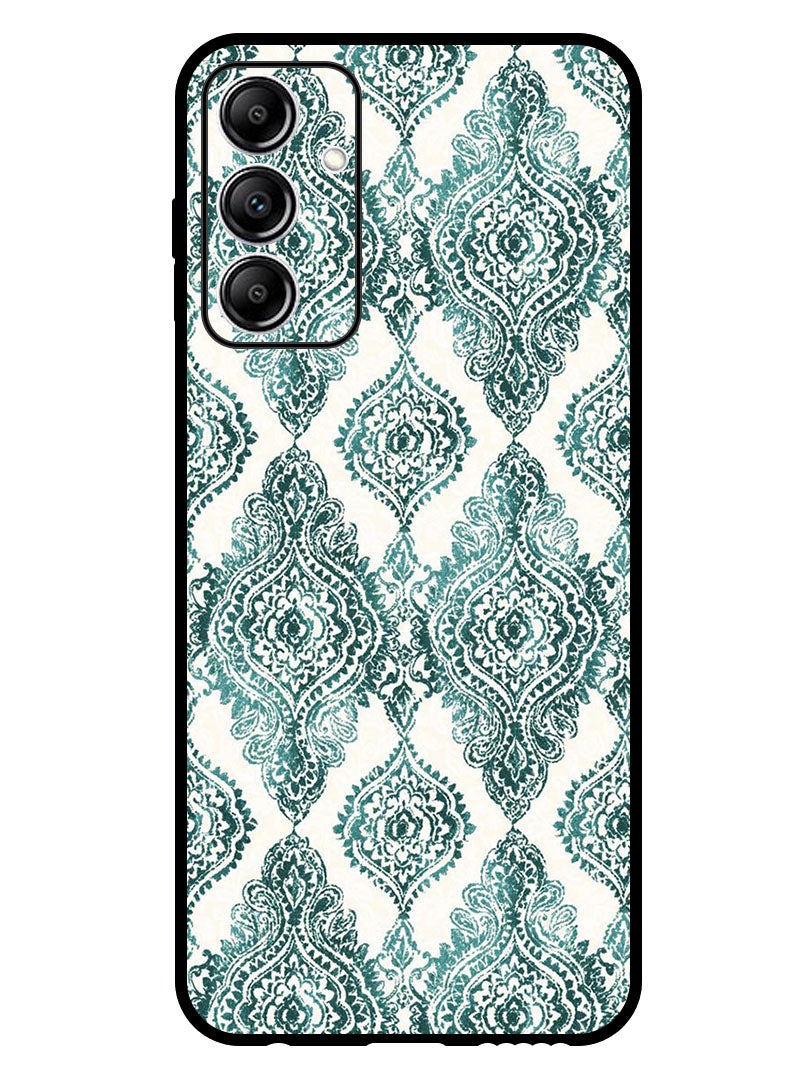 Theodor Protective Case Anti Scratch Shock Proof Bumper Cover For Samsung Galaxy A35 Green Pattern - Image 1