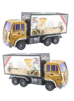 UKR UKR Construction Truck RC | Remote Control Learning & Educational Toy for Kids | Realistic Design, 4 Functions, 27MHz, Lights Up While Driving | Yellow  - Image 2