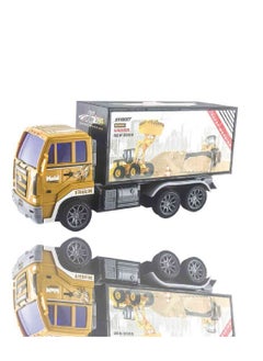 UKR UKR Construction Truck RC | Remote Control Learning & Educational Toy for Kids | Realistic Design, 4 Functions, 27MHz, Lights Up While Driving | Yellow  - Image 4