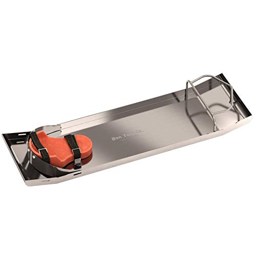 Bon Tool 82145 30Inch by 8Inch Heavy Duty Stainless Steel Knee Boards with Knee Pads