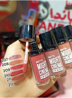 Might Cinema Matte Liquid Lip gloss From Might Cinema, Color 206  - Image 4