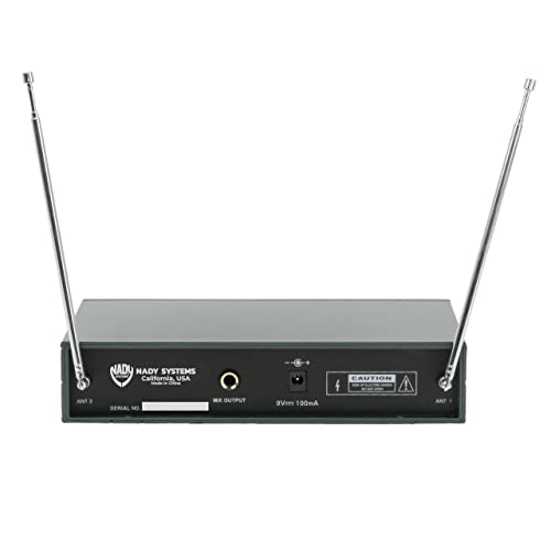 Nady DKW DUO HT B/D VHF Dual Wireless Handheld Microphone System – includes 2 microphones, AC adapter and audio cable – Easy setup – Karaoke, performance, presentation, public address - Image 3