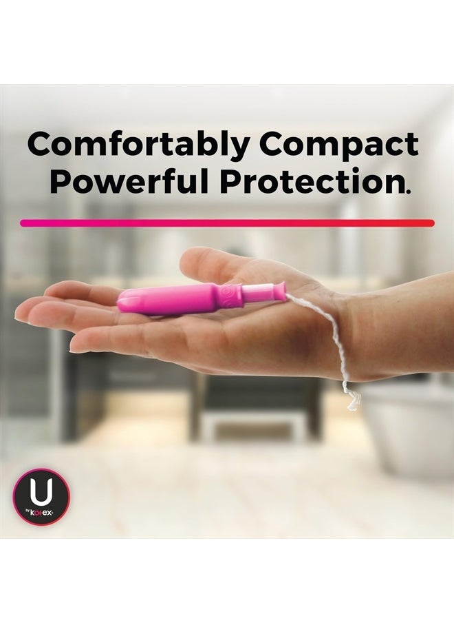U by Kotex - Click Compact Tampons Super Plus Absorbency Unscented, 45 Count - Image 1