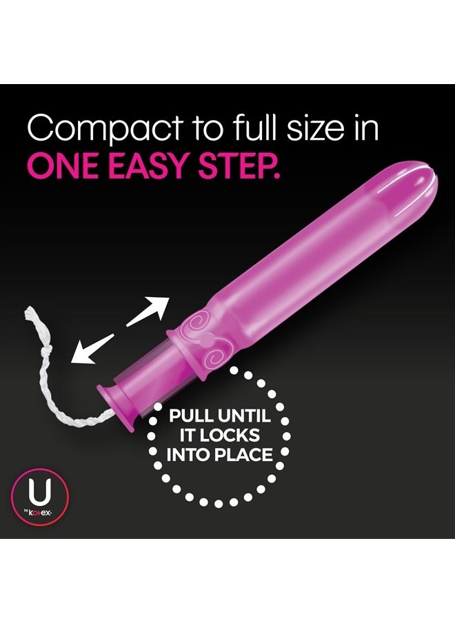U by Kotex - Click Compact Tampons Super Plus Absorbency Unscented, 45 Count - Image 1