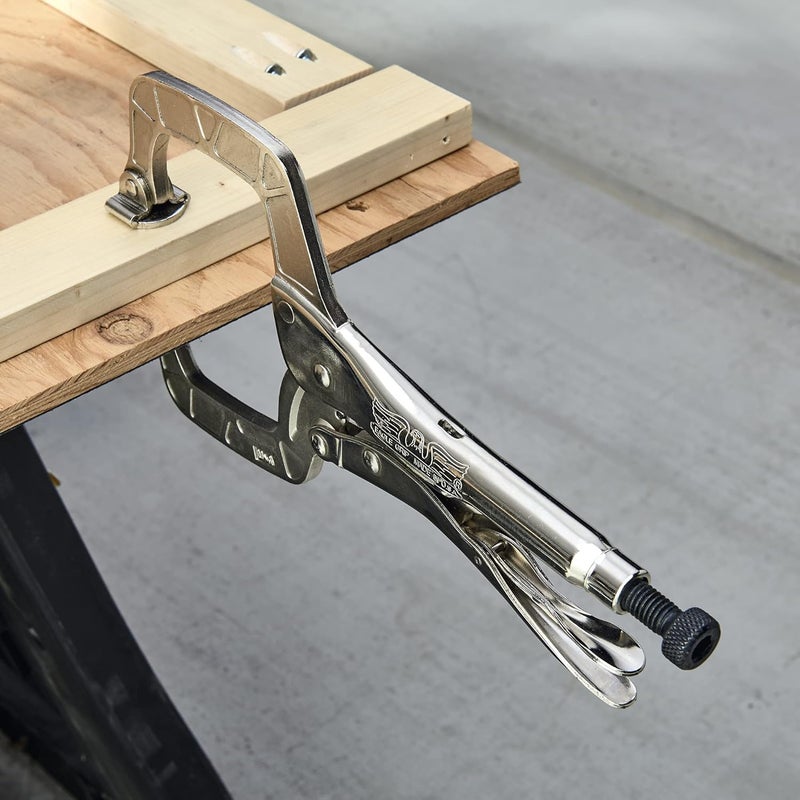 MALCO Eagle Grip by LP11SP 11 in. Locking C-Clamp with Swivel Pads - Image 4