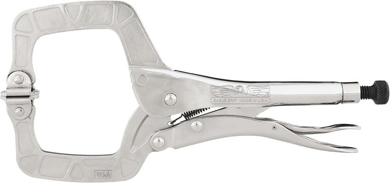 MALCO Eagle Grip by LP11SP 11 in. Locking C-Clamp with Swivel Pads - Image 1