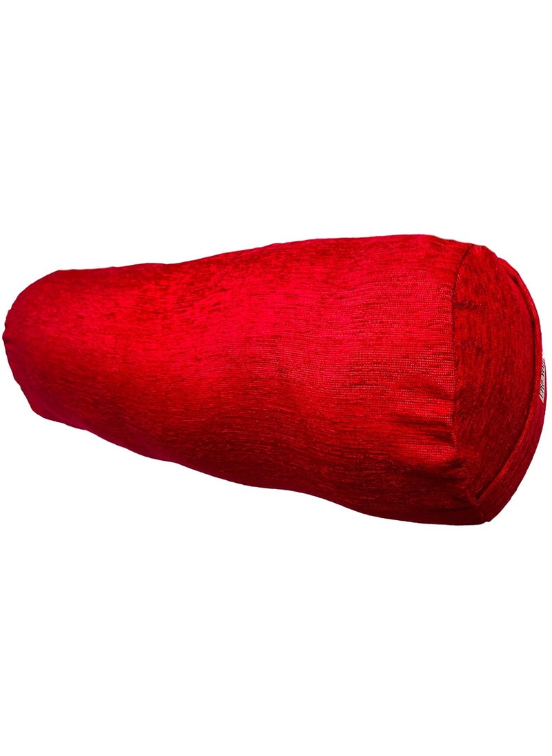 The Yogis The Yogis Yoga Bolster Filled with Cotton RemovableWashable Cotton Cover Reduced Stress on Spine Neck Pain Relief Size L 59 x W 23cm  - Image 2
