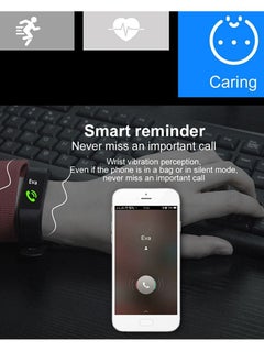 M MIAOYAN M MIAOYAN color screen sports bracelet watch 115plus large screen heart rate blood pressure sleep waterproof smart bracelet blue  - Image 3