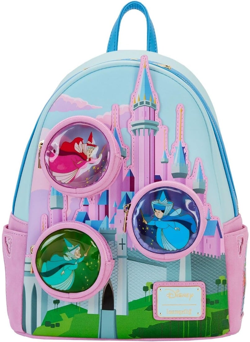 Loungefly Loungefly Disney Sleeping Beauty Stained Glass Castle Mini Backpack  - Image 1