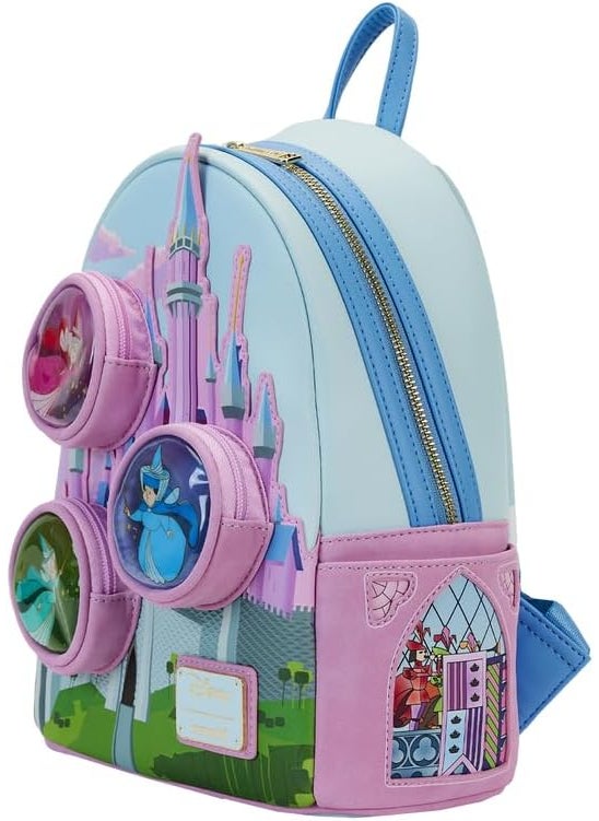 Loungefly Loungefly Disney Sleeping Beauty Stained Glass Castle Mini Backpack  - Image 3