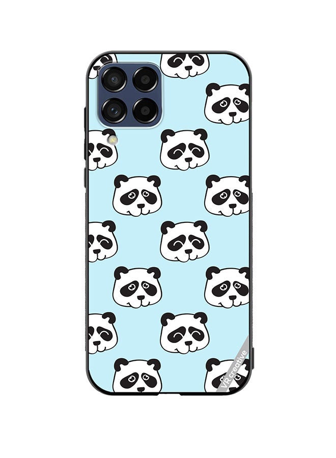 VR CREATIVE Protective Case Cover For Samsung Galaxy M53 Funny Heads In Panda Style Design Multicolour - Image 1