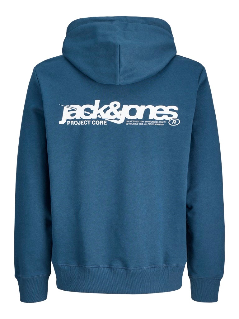 JACK & JONES JCOUNION PRINT SWEAT HOOD JJ - Image 1